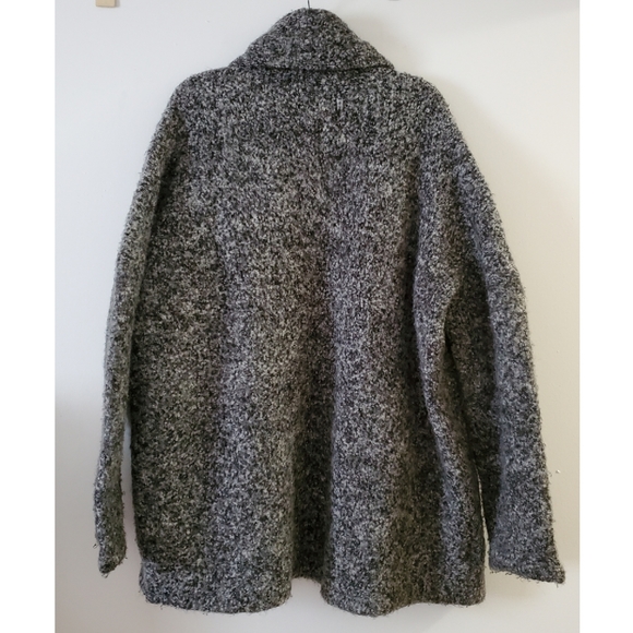 🌹 LOFT Heavy Grey Knit Open Cardigan - Picture 2 of 9